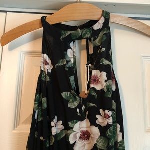 NWT Floral Cold Shoulder Dress